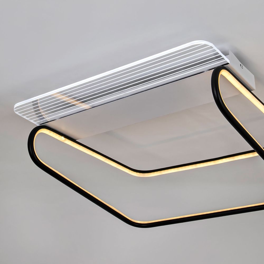 Потолочный светильник LED4U L1046-500 BK