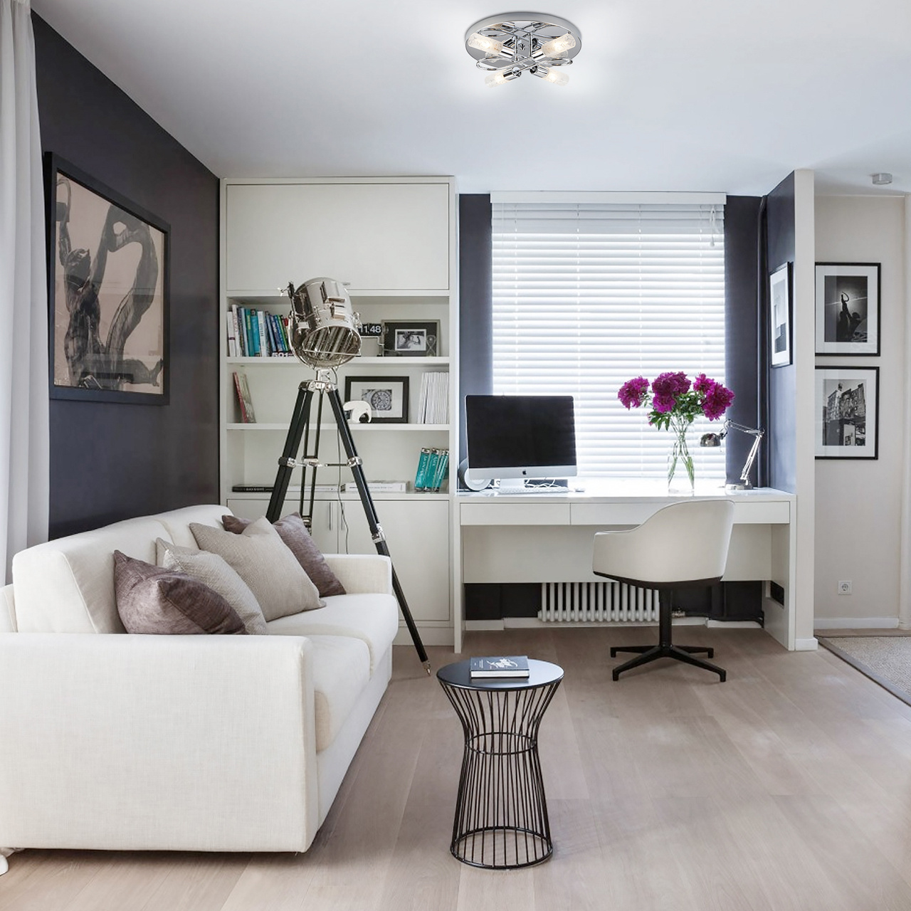 Потолочный светильник Eurosvet Potpourri 30151/4 хром