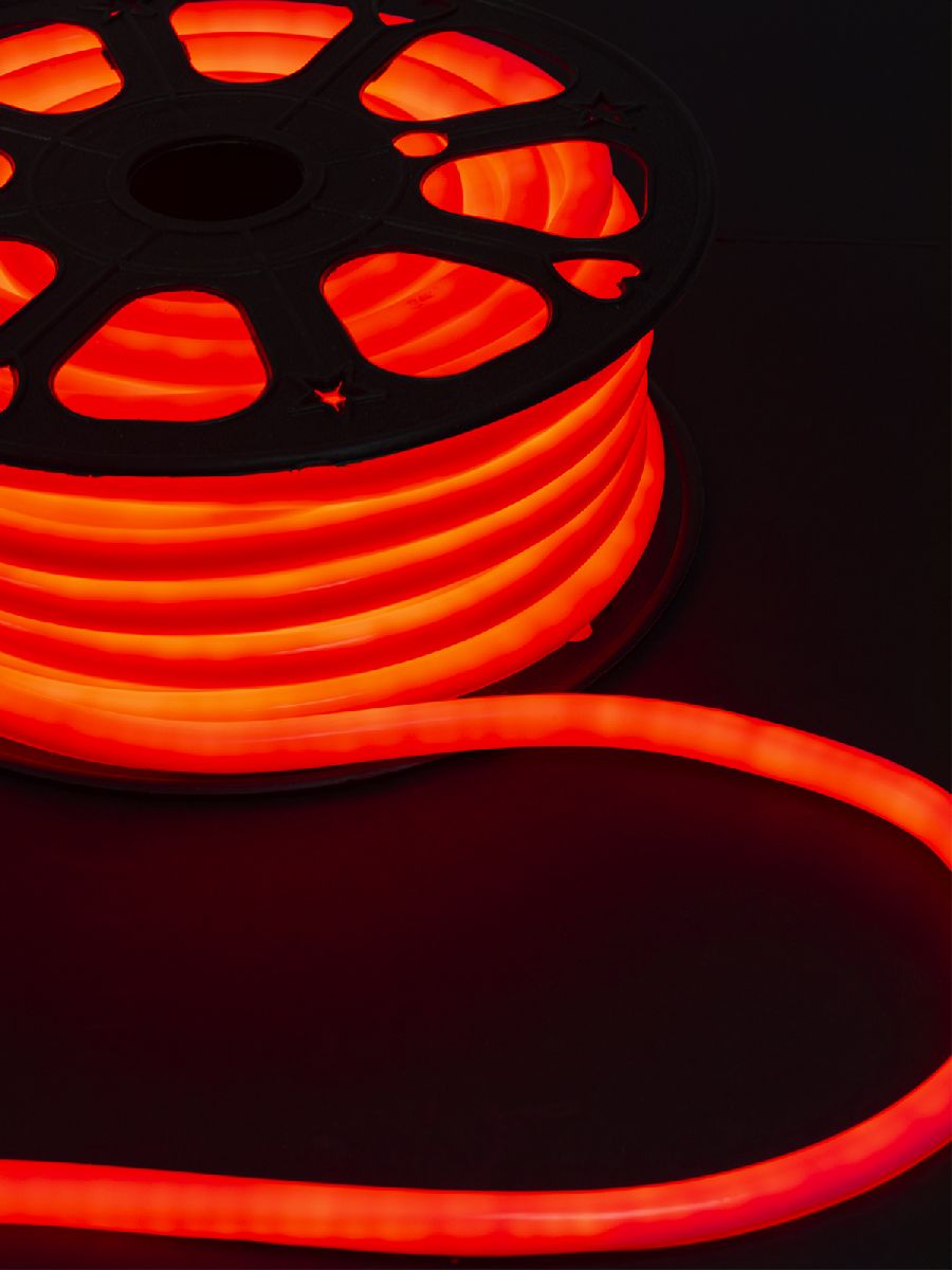 Гибкий неон TDM Electric 220В 2835 6,5Вт/м красный 25м SQ0331-1520