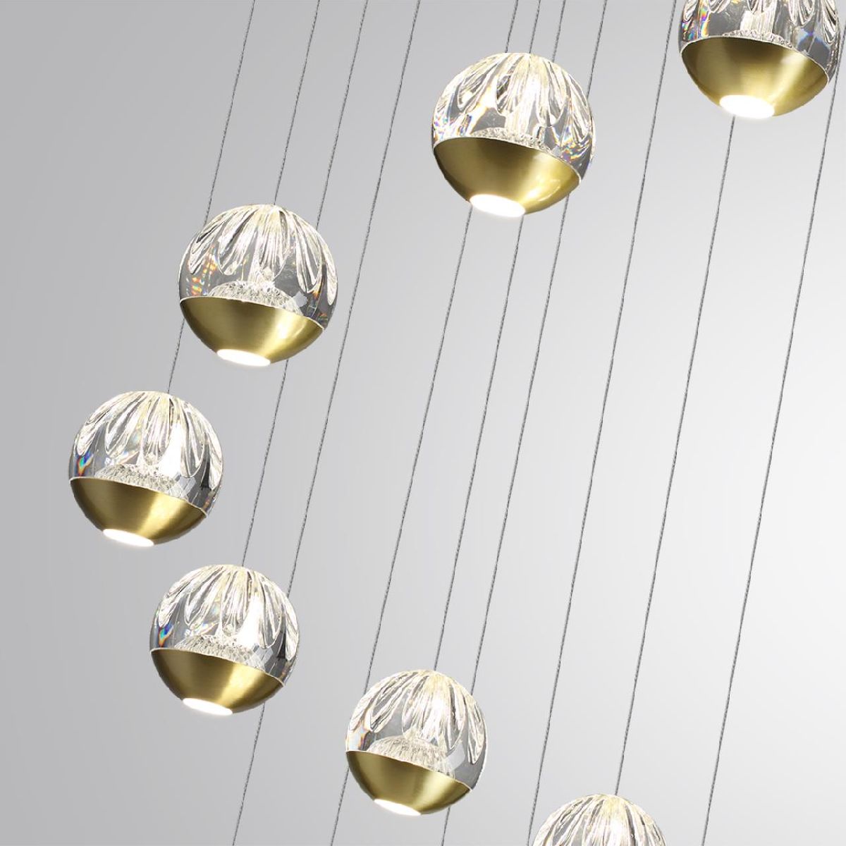 Каскадная люстра Odeon Light L-vision Sono 5101/60L