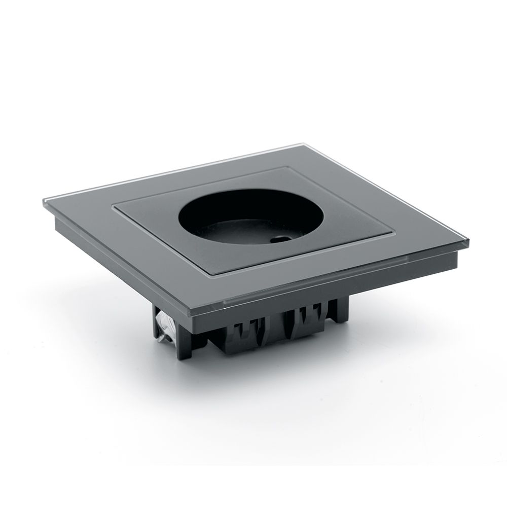 Розетка 1-местная б/з с защитной шторкой Stekker Катрин 39512