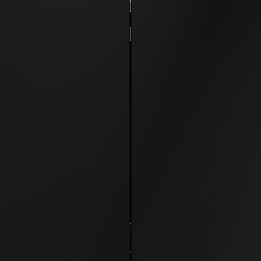 Выключатель двухклавишный Voltum S70 VLS020108 (черный матовый)