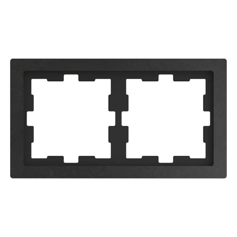 Рамка 2-постовая Schneider Electric Merten D-Life MTN4020-6547