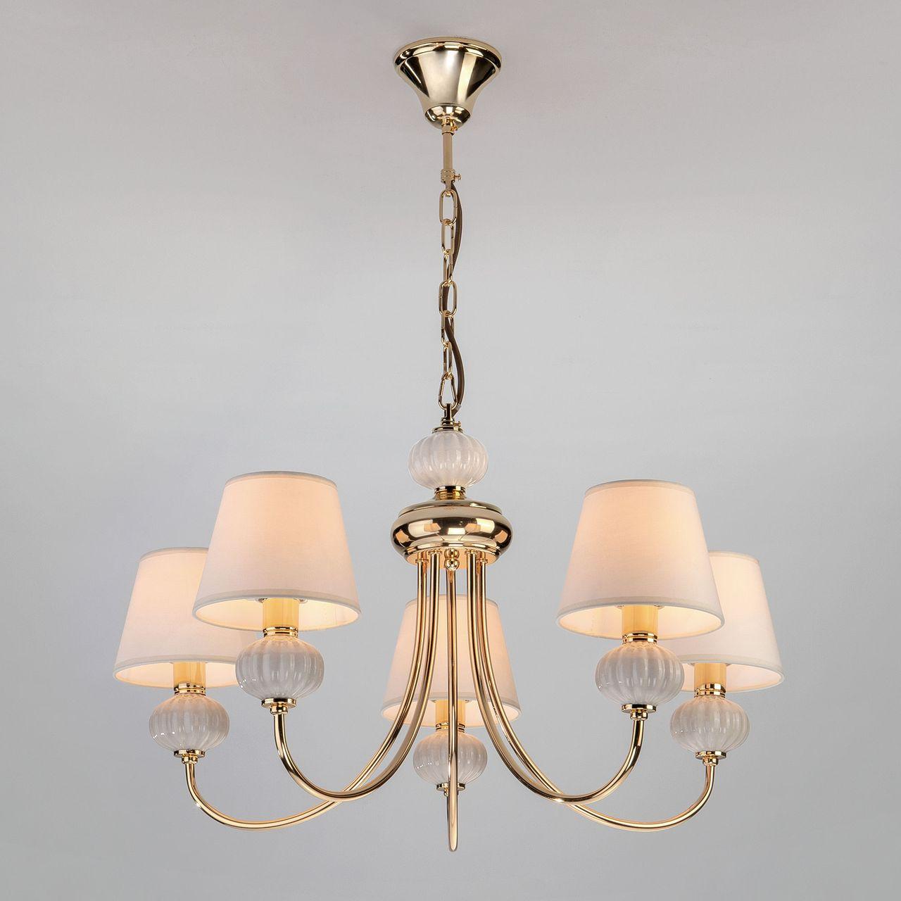 Подвесная люстра Eurosvet Mella 60072/5 золото