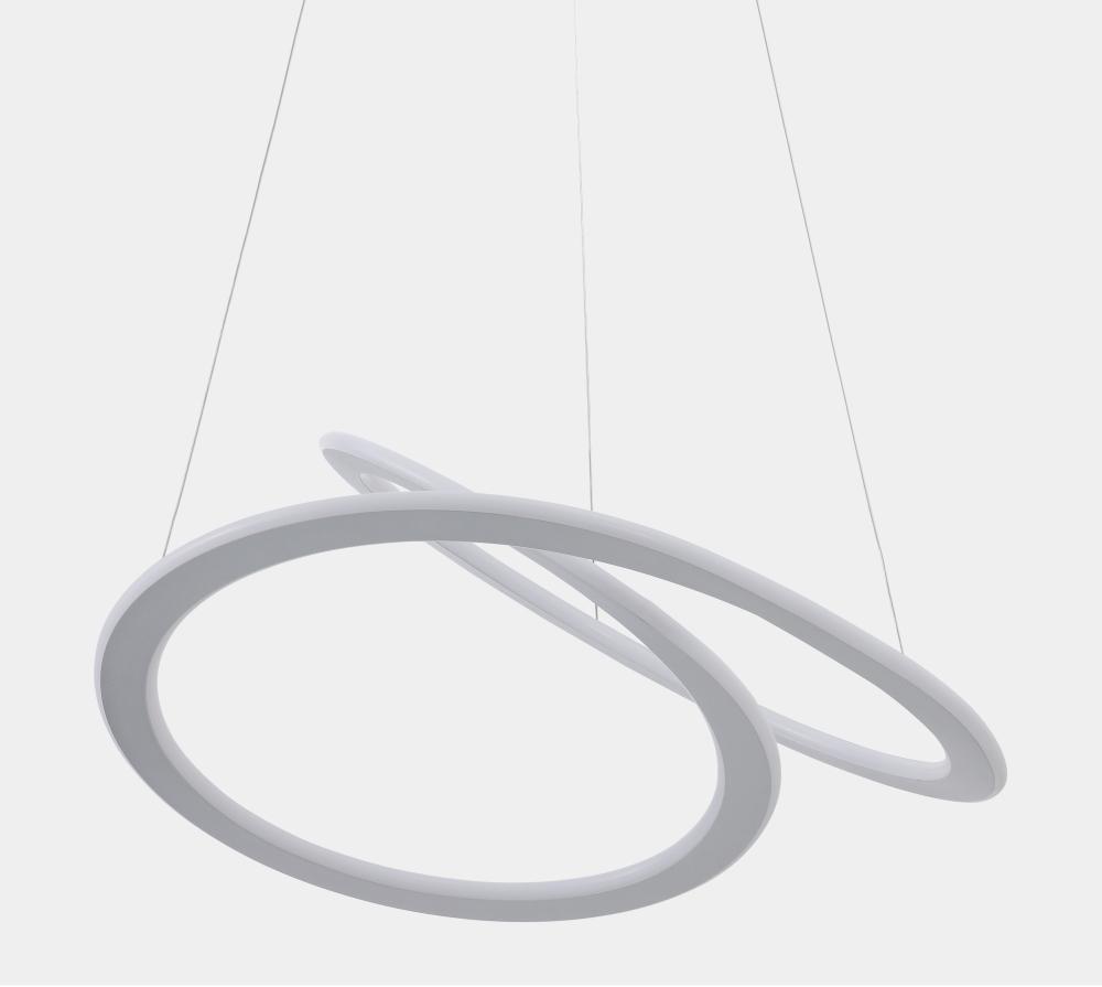 Подвесной светодиодный светильник Crystal Lux Amigo SP D540 Silver