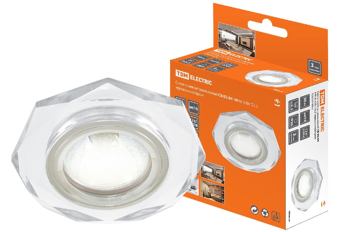 Встраиваемый светильник TDM Electric СВ 03-04 SQ0359-0052