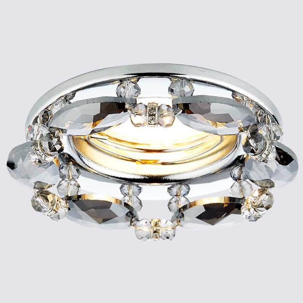 Встраиваемый светильник Ambrella Light Ceiling K212 BK/CH