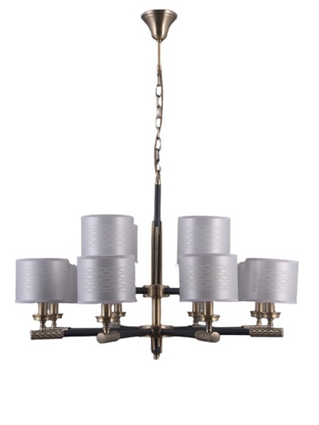 Подвесная люстра Elvan LU-39320/12-E14-BrBlWh