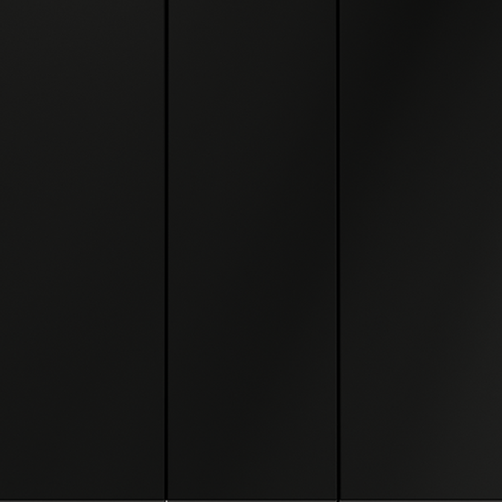 Выключатель трехклавишный Voltum S70 VLS030108 (черный матовый)