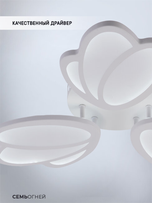 Потолочная люстра Seven Fires Nekolli SF5042/3C-WT