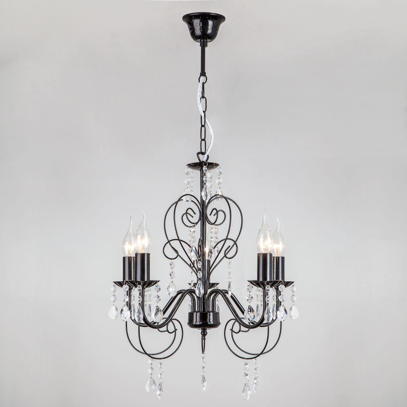 Подвесная люстра Eurosvet 10203/5 черный