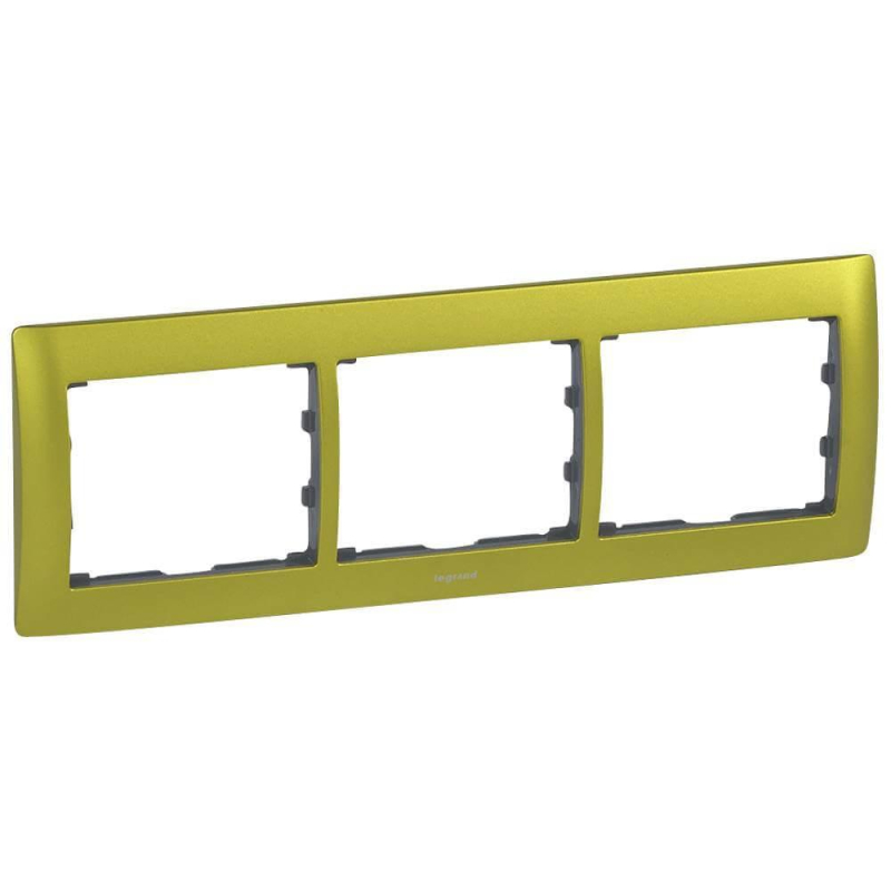 Рамка 3-постовая Legrand Galea Life волшебный зеленый 771923
