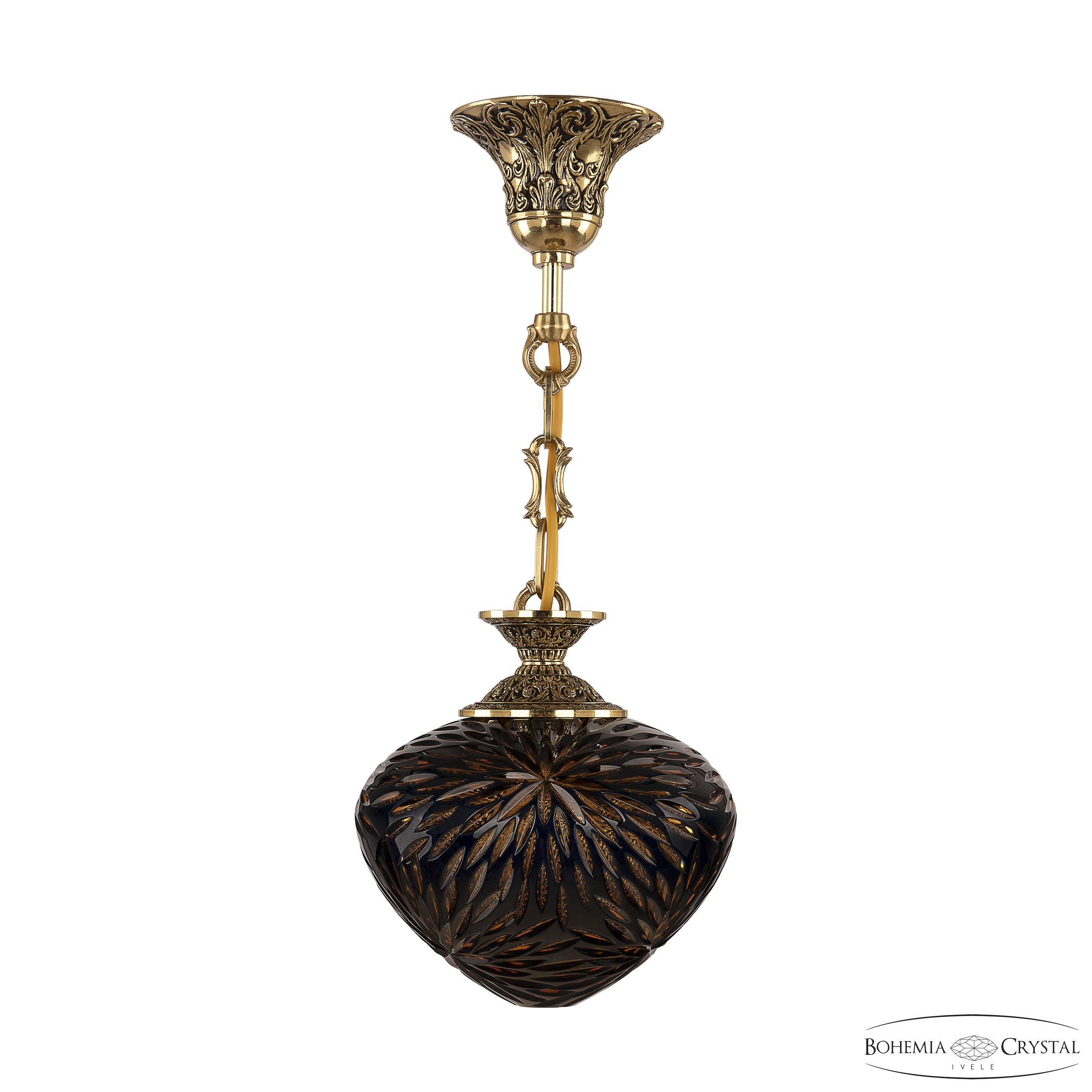 Подвесной светильник Bohemia Ivele Crystal 7003P/18 GB Amber-Blue/H-1A