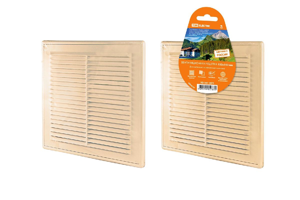 Решетка разъемная с москитной сеткой TDM Electric SQ1807-0075