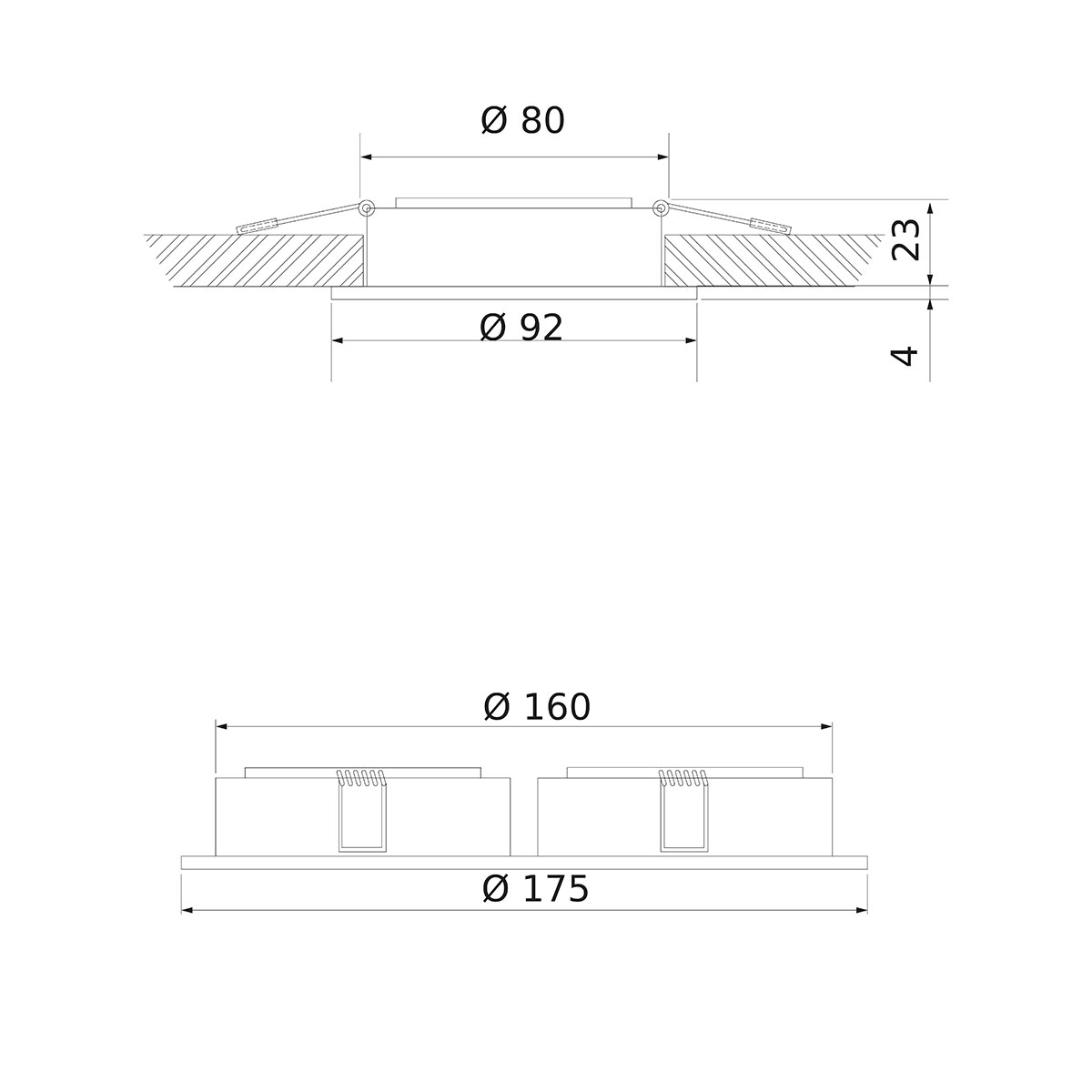 Встраиваемый светильник Elektrostandard 1081/2 MR16 белый 4690389148507