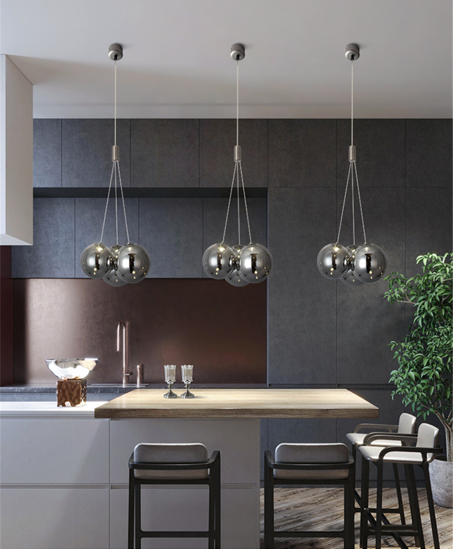 Подвесной светильник Delight Collection 19152 19152P/3 silver