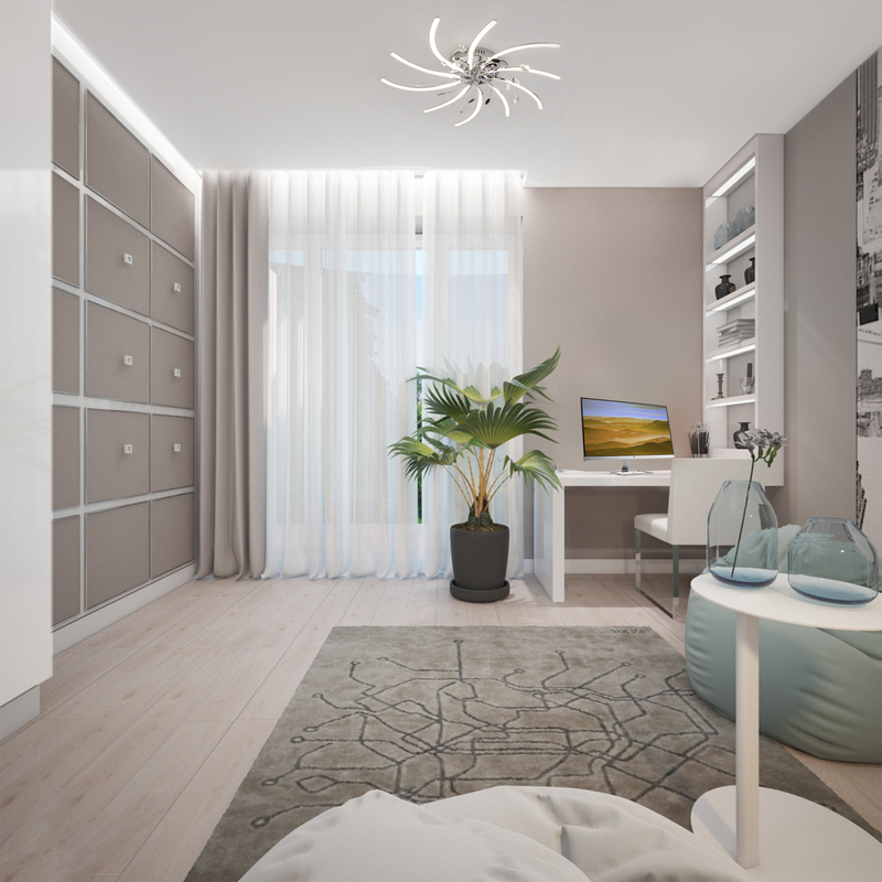 Потолочный светильник Eurosvet Windmill 90125/10 хром