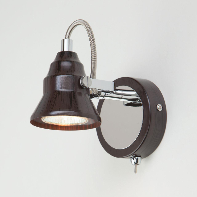 Спот Eurosvet Magnum 20062/1 хром/венге