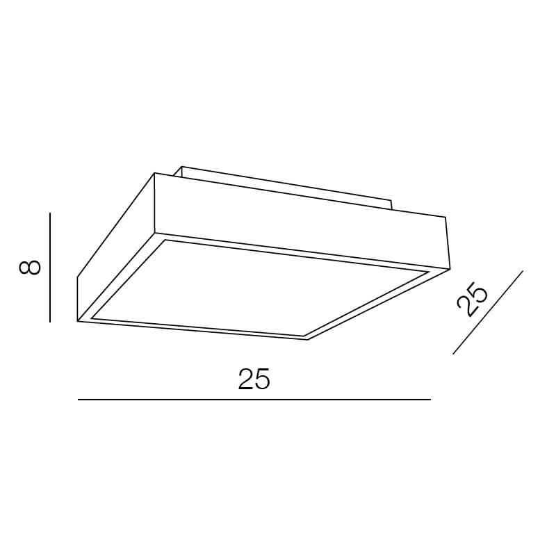 Потолочный светильник Azzardo Asteria 25 AZ2478