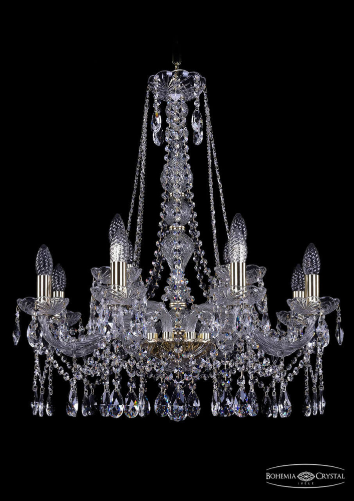 Подвесная люстра Bohemia Ivele 1413/8+4/220/h-73/G