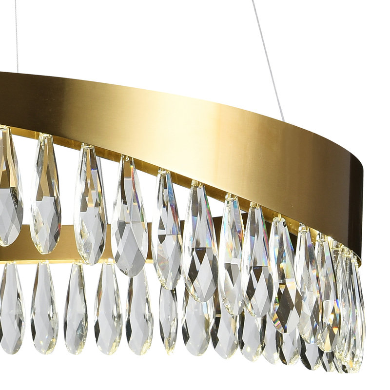 Подвесная люстра Natali Kovaltseva LED LAMPS 81356 GOLD SATIN