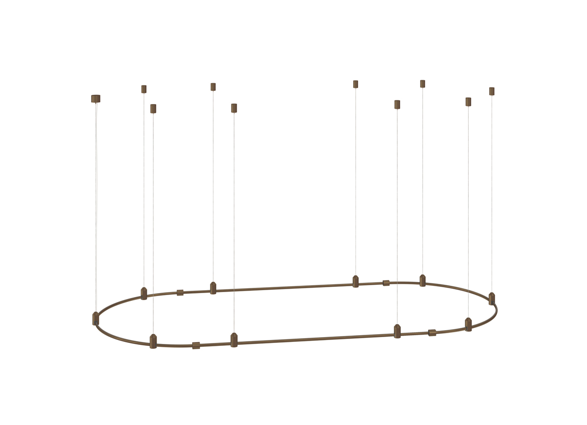 Основание для модульных светильников Donolux Code 1.2 DL20225OV1800C B.Bronze