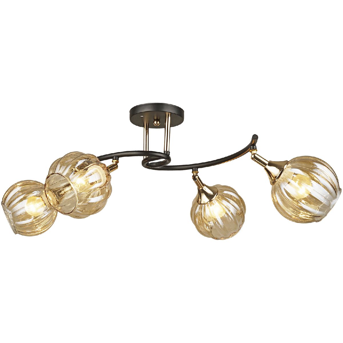 Потолочная люстра Reluce 04236-0.3-04 BK+FGD