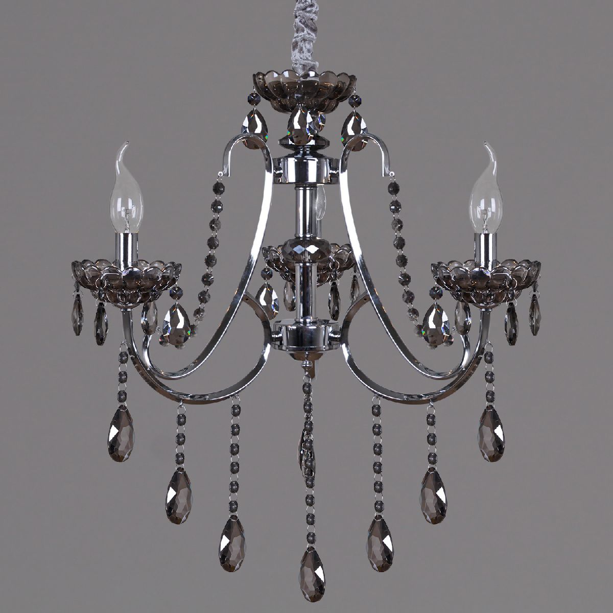 Подвесная люстра Reluce 06933-0.4-03 CR+BK