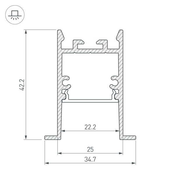 Профиль Arlight SL-COMFORT 031764