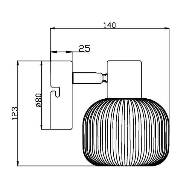 Спот Rivoli Gocce 7007-701 Б0038121