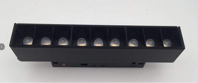 Трековый магнитный светильник Elvan PJ-2003-9W-WW-BK