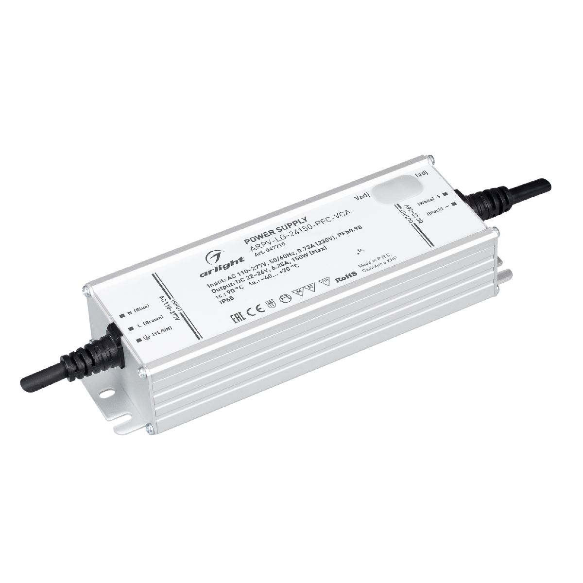 Блок питания Arlight ARPV-LG-24150-PFC-VCA (22-26V, 6.25A, 150W) 047710