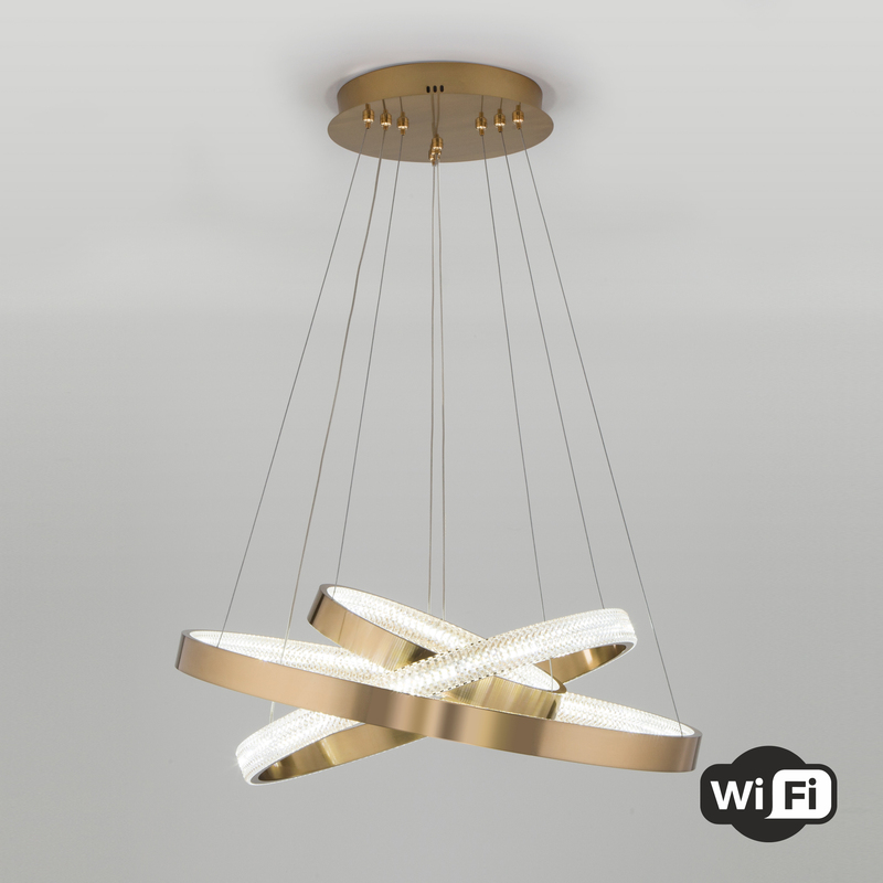 Подвесная люстра Eurosvet Posh 90276/3 медный Smart