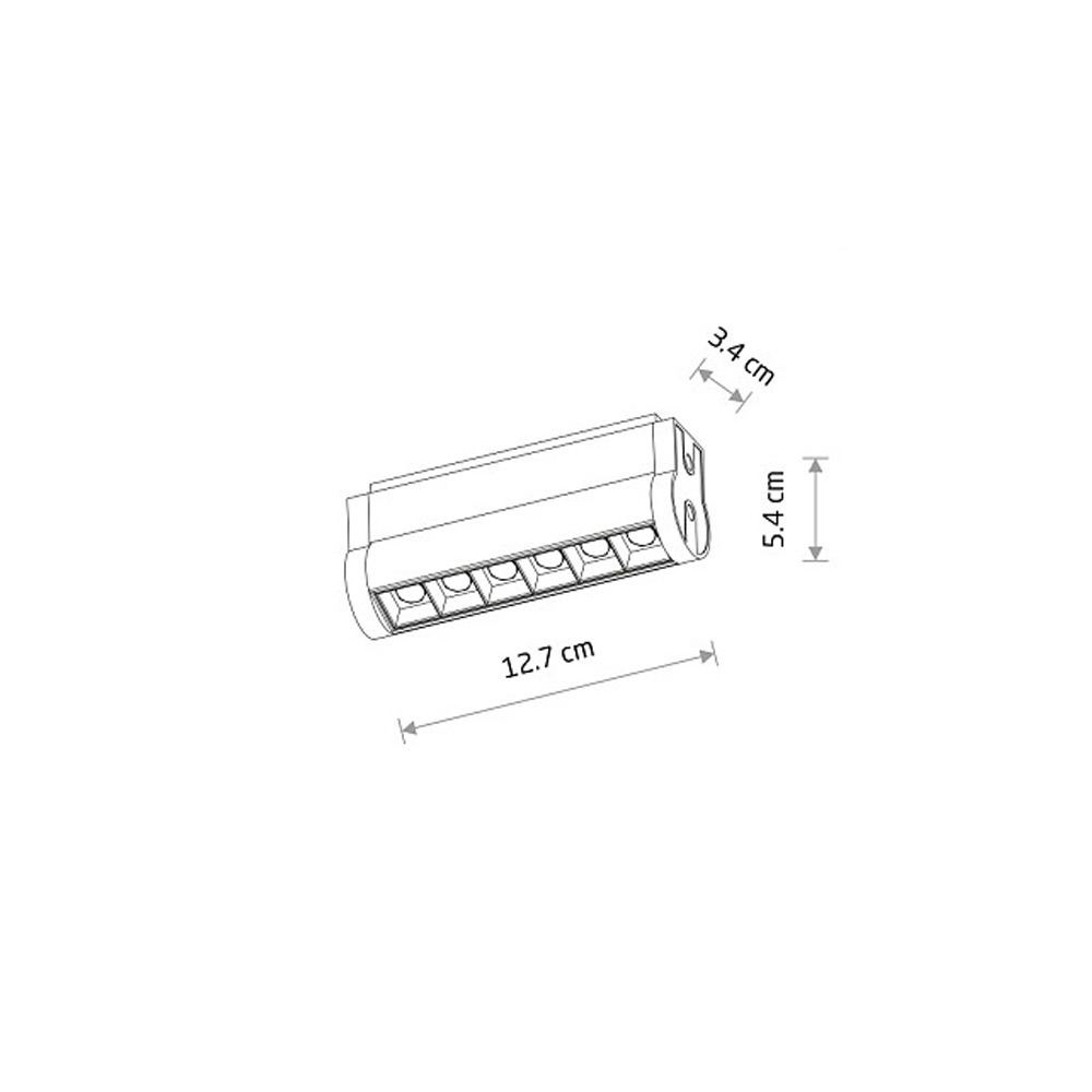Трековый магнитный светильник Nowodvorski Focus Swing Led 11335