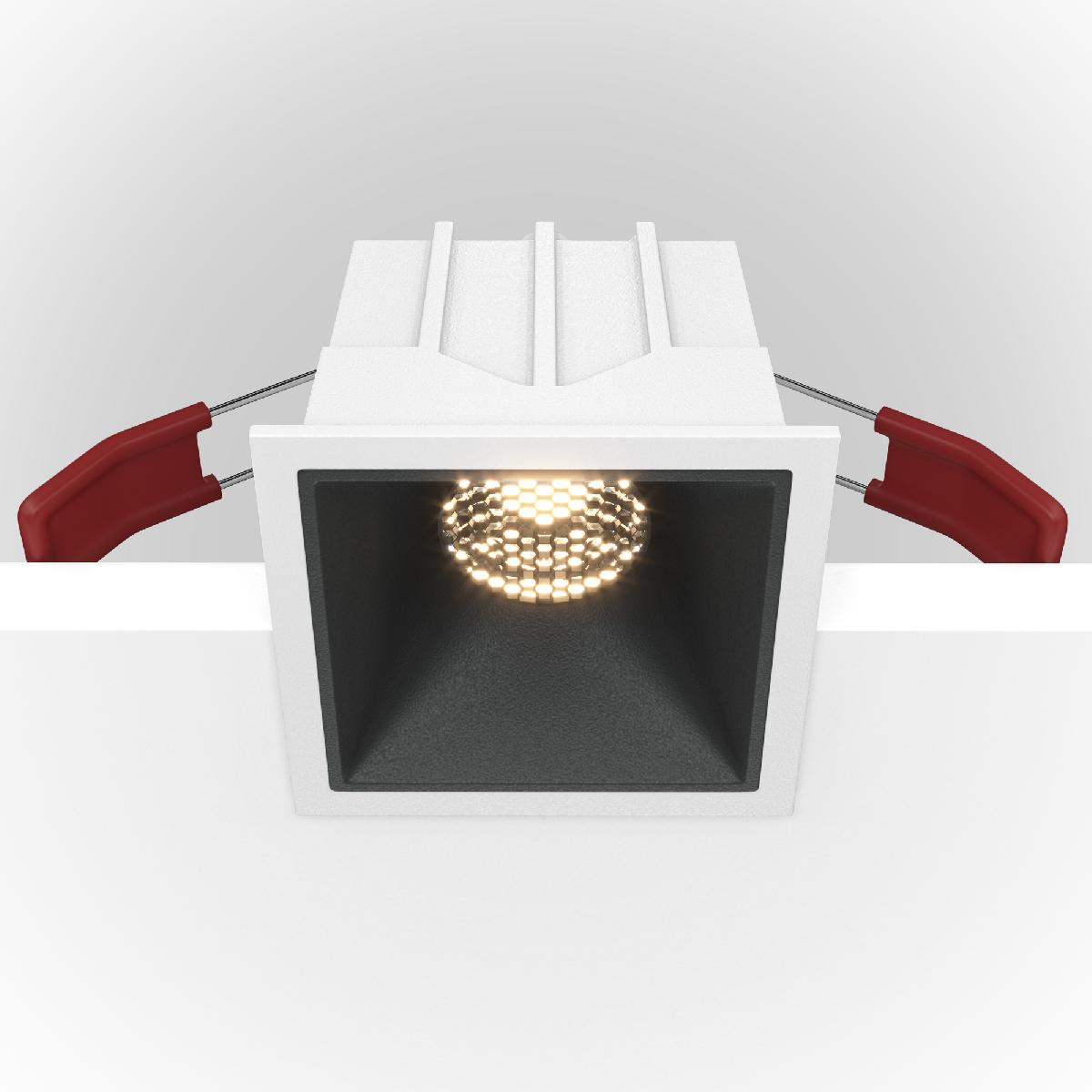 Встраиваемый светильник Maytoni Technical Alfa LED DL043-01-10W3K-D-SQ-WB