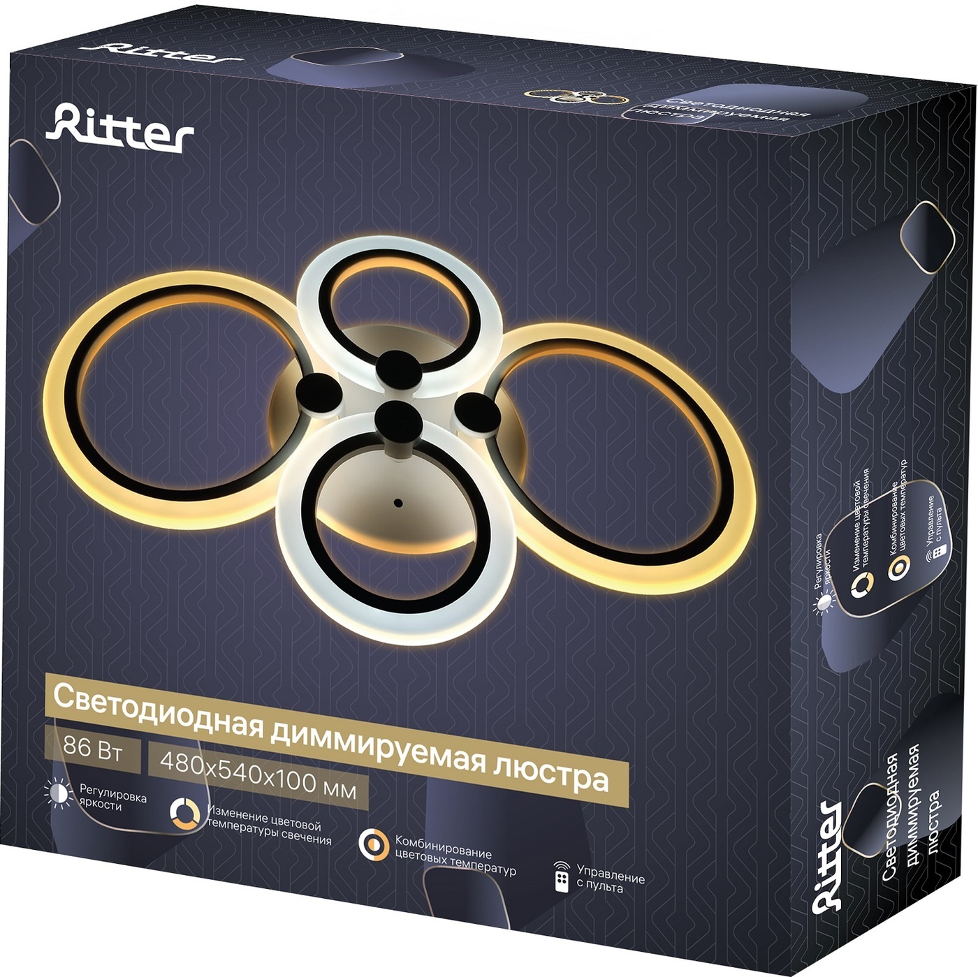 Потолочная люстра Ritter Rolo 52018 4