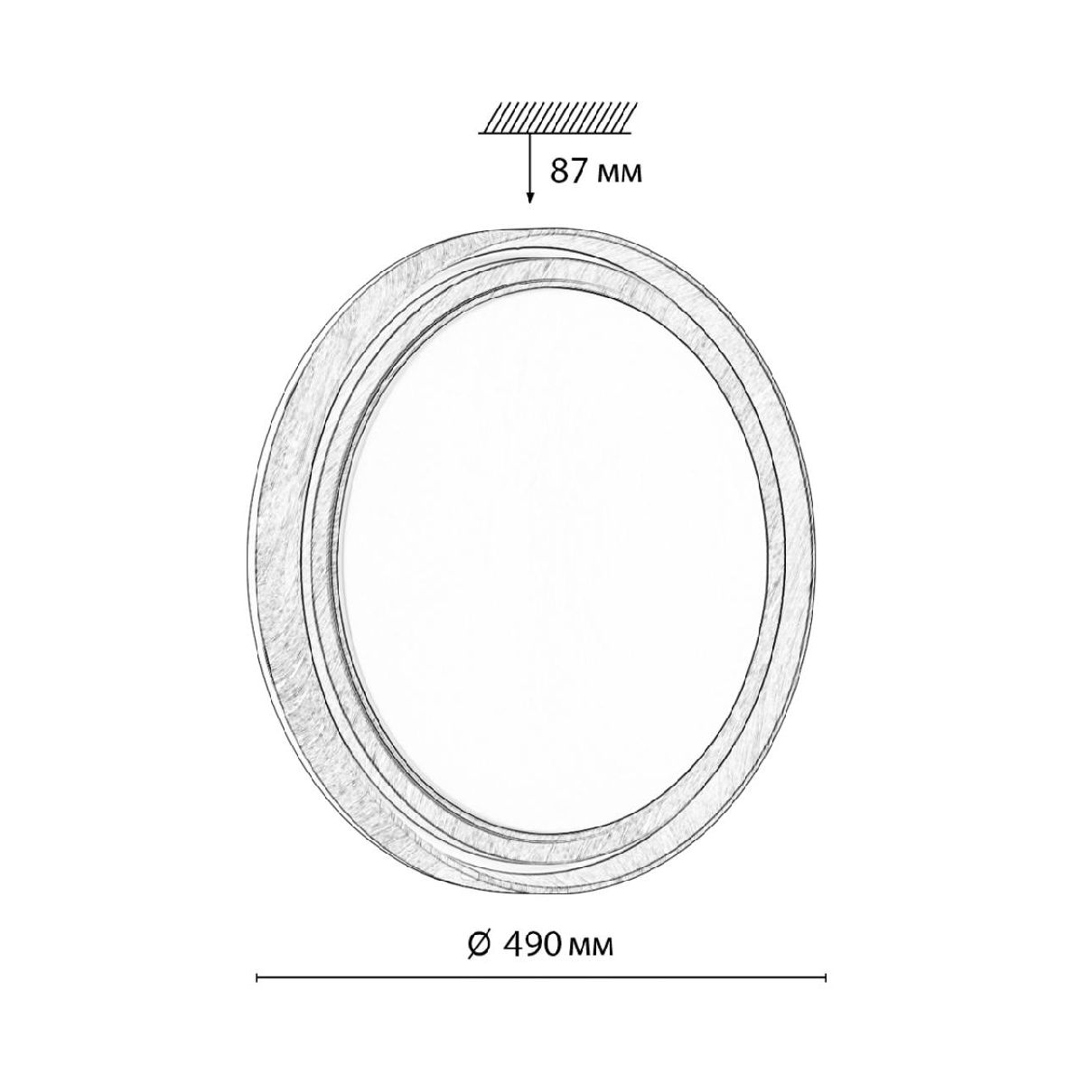 Настенно-потолочный светильник Sonex Rux wood 7640/EL