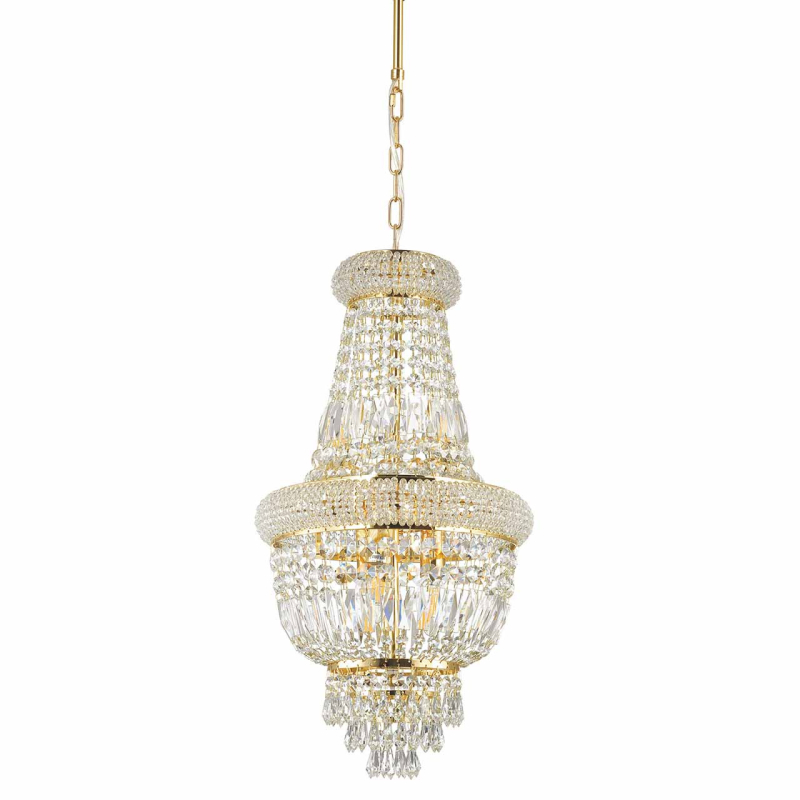 Подвесная люстра Ideal Lux Dubai SP5 Ottone 200965