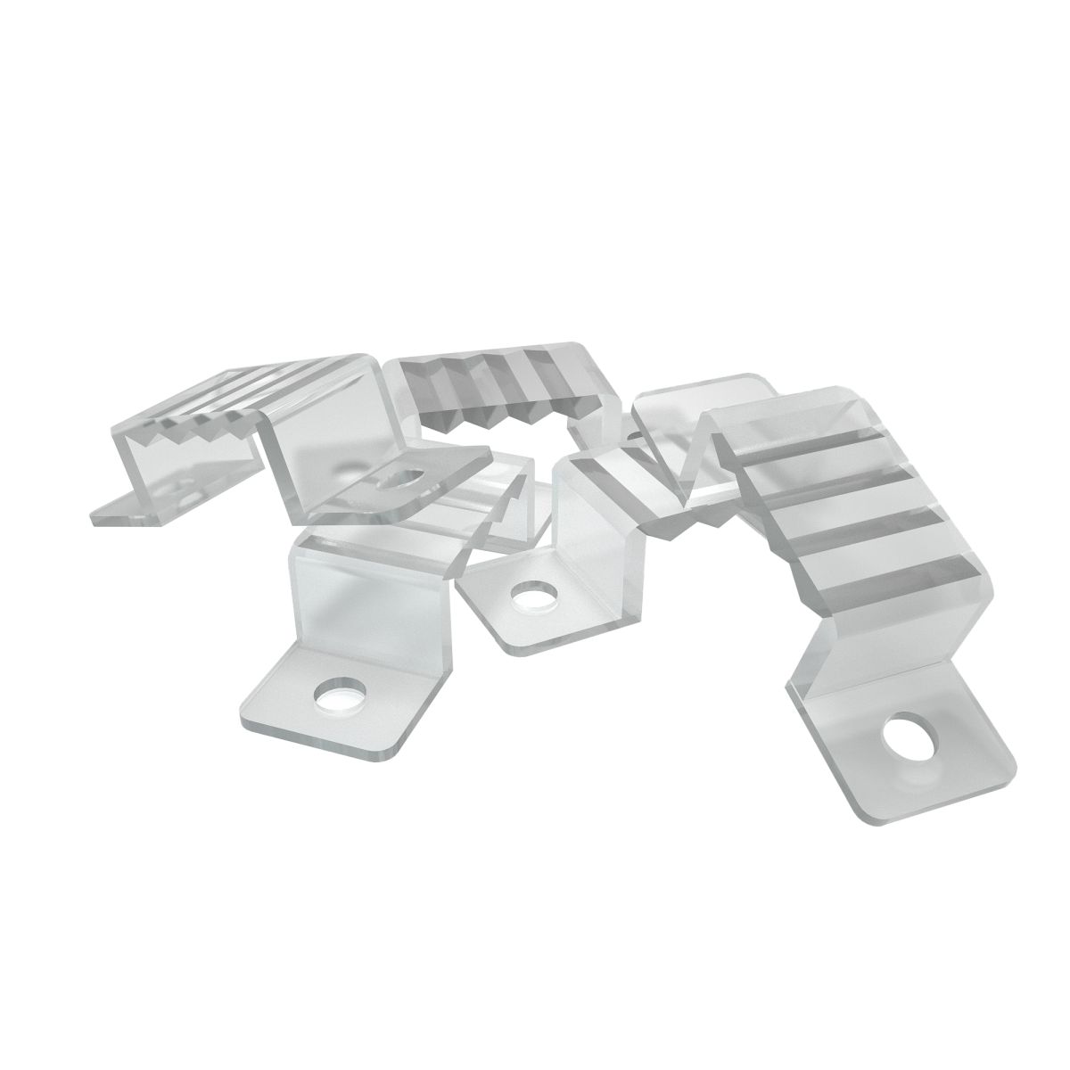 Комплект крепежей для светодиодной ленты 220В, чип 2835 Apeyron 09-160