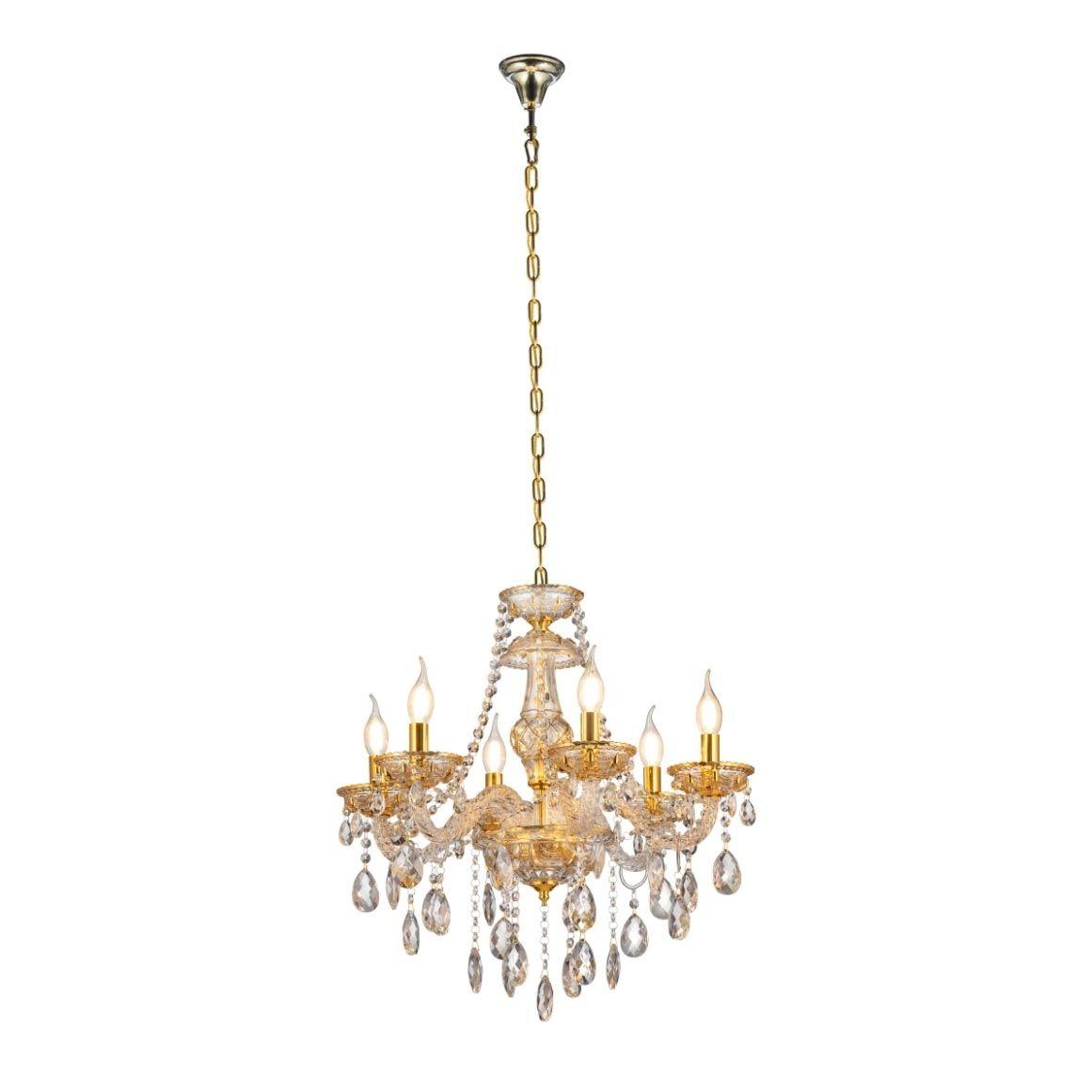 Подвесная люстра Lumina Deco Eliza LDP 7025-6 GD