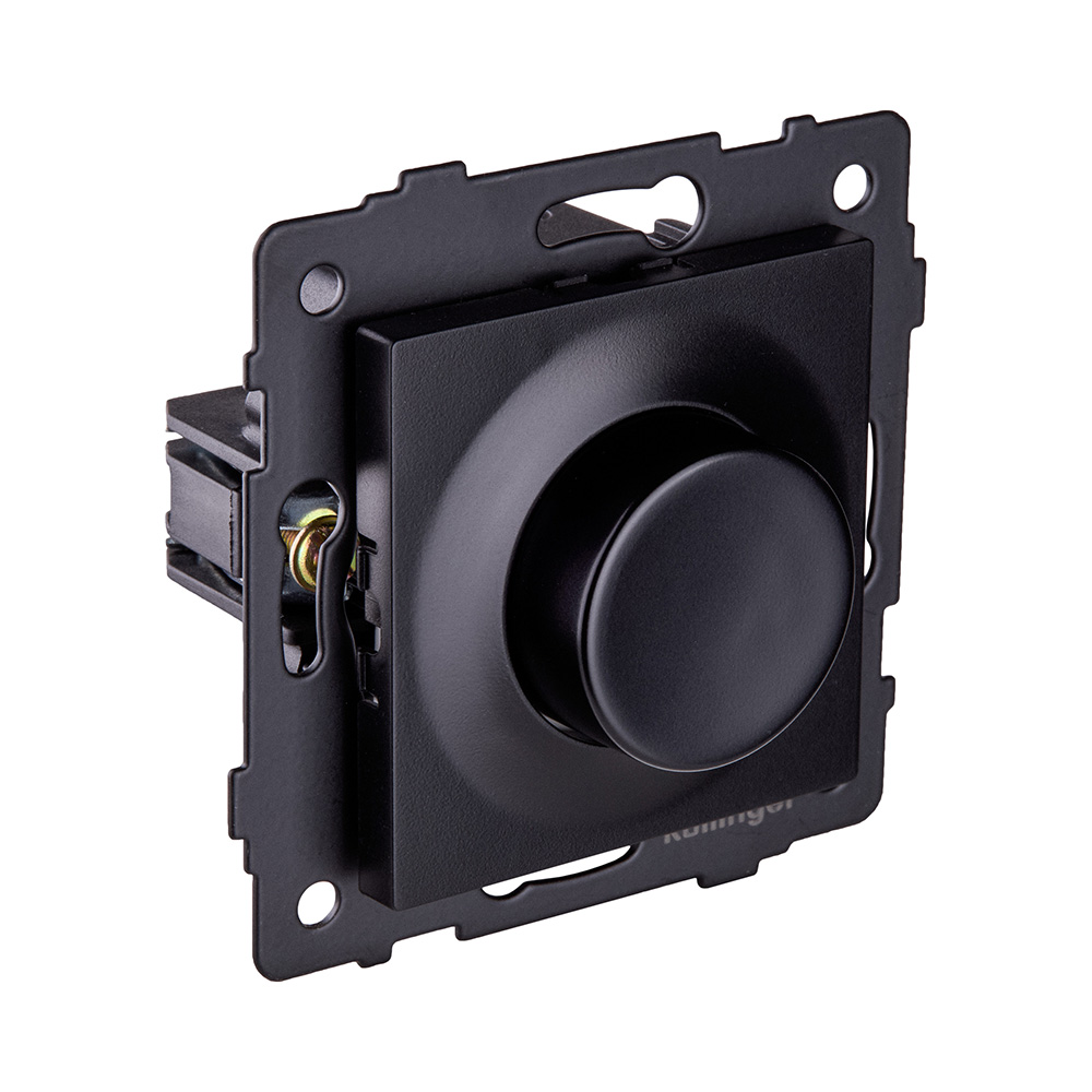 Светорегулятор для светодиодных ламп, проходной, 500W, черный Kollinger REA-048BK для Aspekt, Eleganz, Reflex
