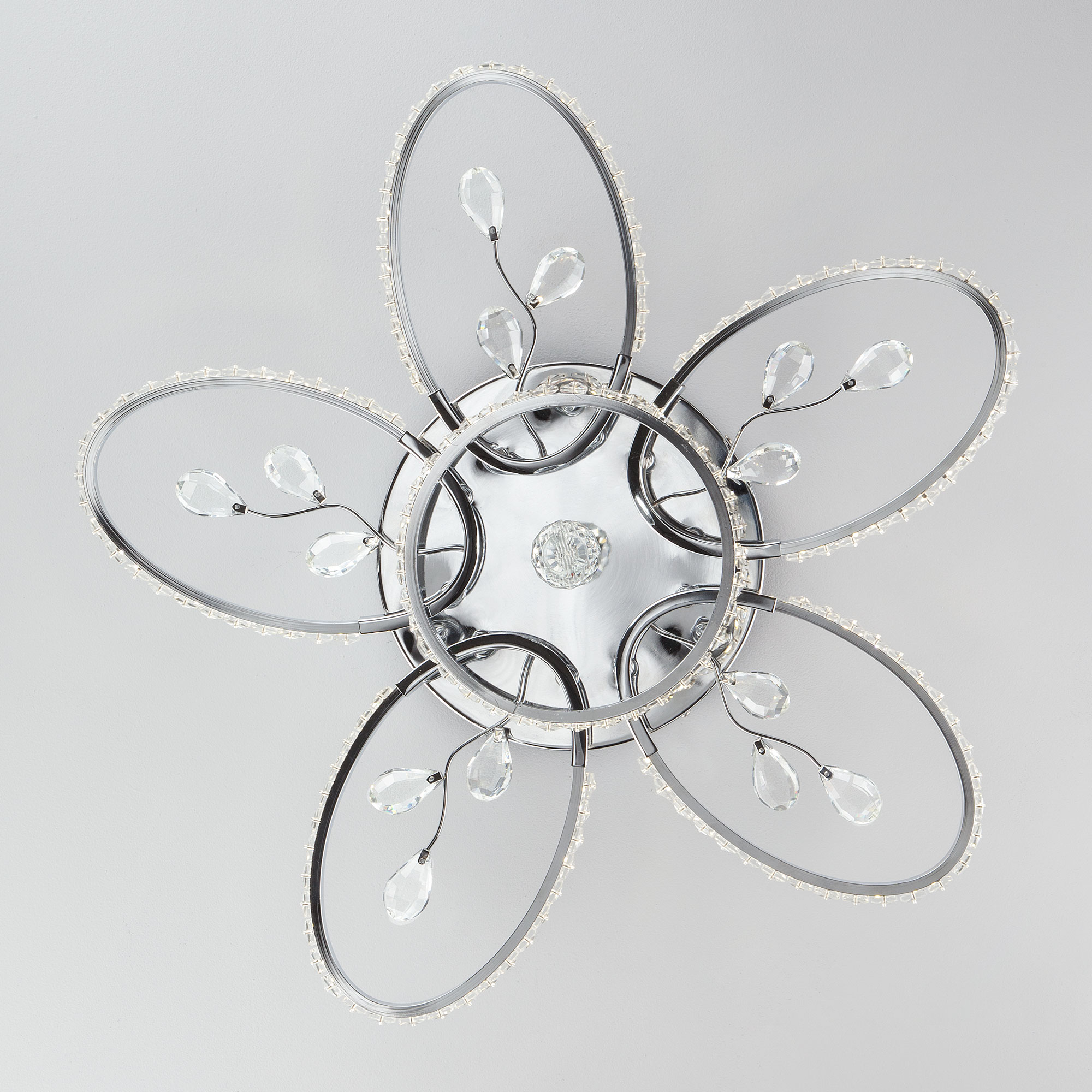 Потолочный светодиодный светильник Eurosvet Soul 90097/6 хром