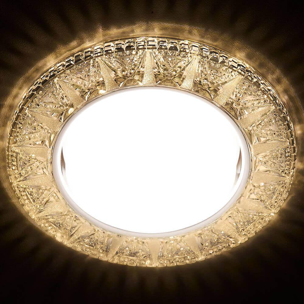 Встраиваемый светодиодный светильник Ambrella Light GX53 LED G301 CL/CLD