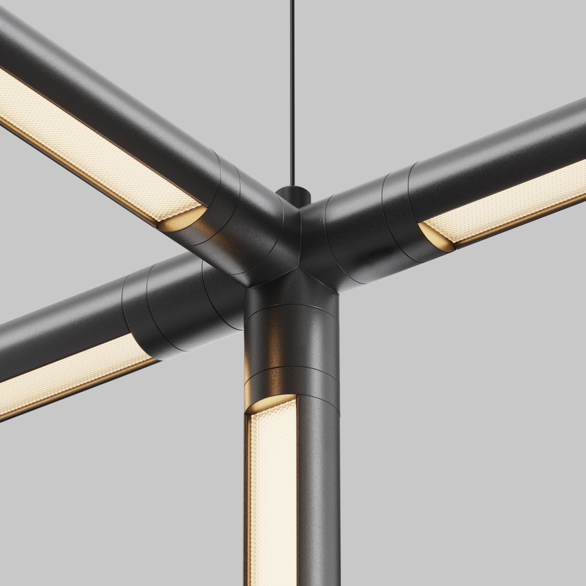 Х-образный вертикальный коннектор без ввода питания Maytoni Shelf CA019L4C-B