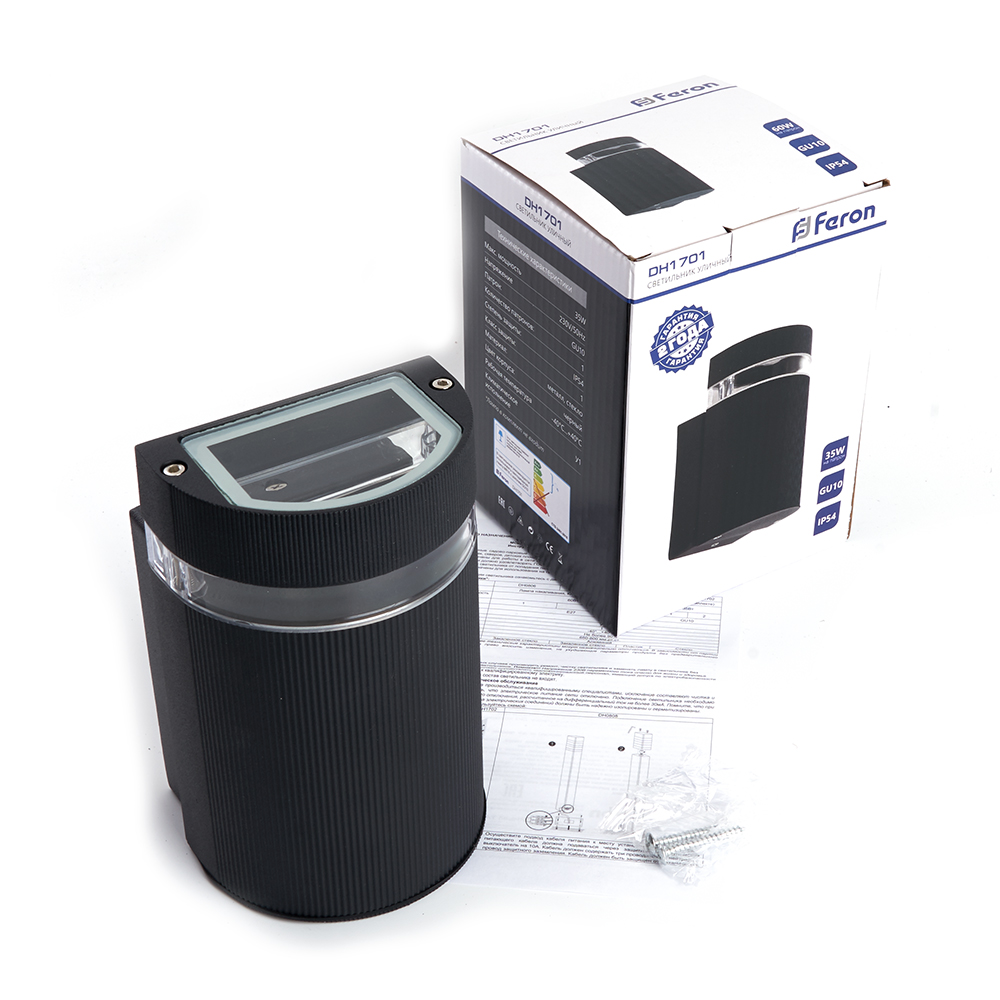 Уличный настенный светильник Feron Сеул 48317