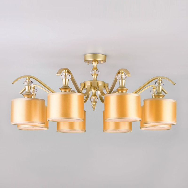 Потолочная люстра Eurosvet Ofelia 60070/8 перламутровое золото