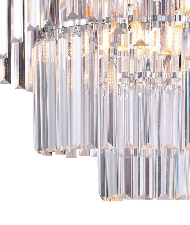 Подвесная люстра Natali Kovaltseva ANGEL 81429/6C CHROME