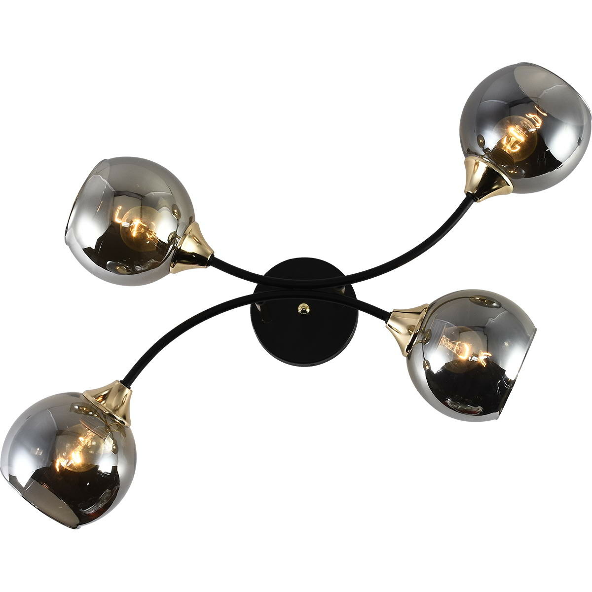 Люстра на штанге Reluce 11353-0.3-04A BK+FGD