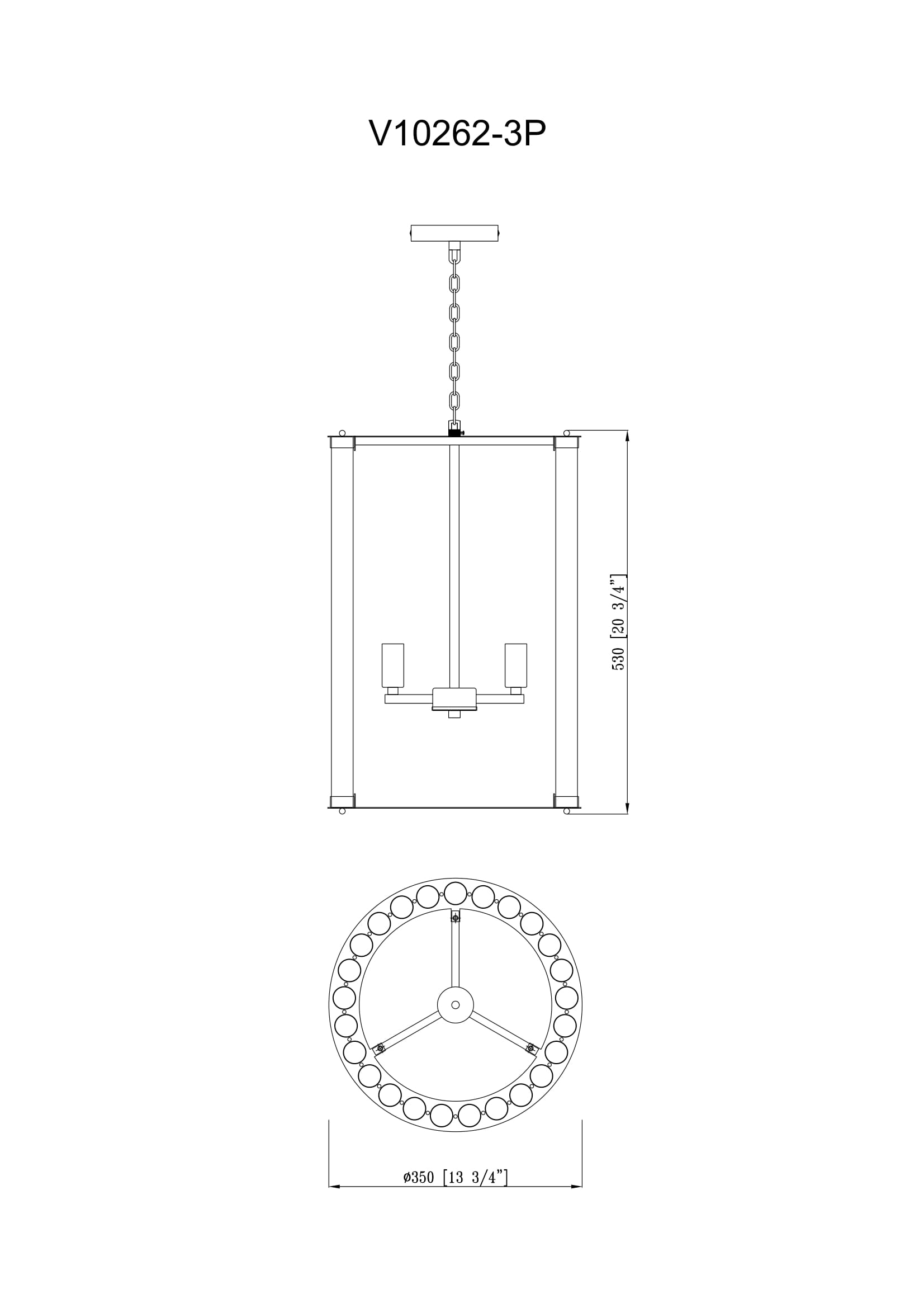 Подвесной светильник Moderli Crumbly V10262-3P