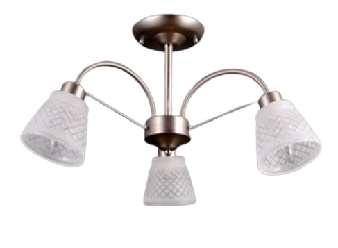 Люстра на штанге Elvan LU-38460/3-E14-Si+Wh